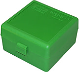 Image of MTM RS-100 Rifle Ammo Box .17 to .222 Magnum Green RS-100-10