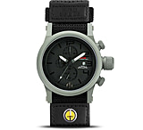 Image of MTM Special Ops Hypertec Chrono 3A Wristwatch Black Lumi Dial &amp; Black Rubber II Band
