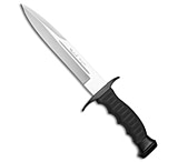 Image of Muela Tactical Fixed Blade Knife Black Rubber 7.5 Satin A0C317B5
