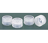 Image of Nalge Nunc Closures for NALGENE Micro Packaging Vials, PPCO, Sterile, NALGENE 342825-1110 Amber Closures