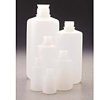 Image of Nalge Nunc Packaging Bottles, High-Density Polyethylene, Narrow Mouth, without Screw Caps, NALGENE 362089-0016