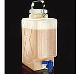 Image of Nalge Nunc Rectangular Carboys with Spigot and Handle, High-Density Polyethylene, NALGENE 2320-0050