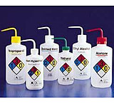 Image of Nalge Nunc Right-To-Know Safety Wash Bottles, NALGENE 2425-0503 500 Ml Size, 28 Mm Closures, Pack of 6