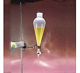 Image of Nalge Nunc Separatory Funnels, Polypropylene, Squibb, Pear-Shape, NALGENE 4300-0250