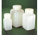 Image of Nalge Nunc Square Bottles, High-Density Polyethylene, Wide Mouth, NALGENE 2114-0032, Pack of 6