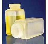 Image of Nalge Nunc Square Bottles, Polypropylene, Wide Mouth, NALGENE 2110-0002, Pack of 12