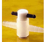 Image of Nalge Nunc Stopcocks, Polypropylene with Teflon Resin TFE Plug, NALGENE 6460-0002