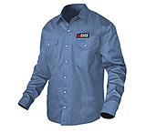 Image of National Body Armor Knox Fr Shirt Blue With Pearl Snap Buttons C8D21A47