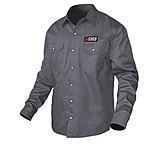 Image of National Body Armor Knox Fr Shirt Gray With Pearl Snap Buttons 603E9509