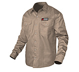 Image of National Body Armor Knox Fr Shirt Tan With Pearl Snap Buttons 7403972A