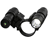Image of NcStar Mark III 34mm Scope Mount w/ Flashlight &amp; Green Laser