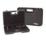 Negrini Compact Handgun Case, 1 Gun, Black/Black, L15.25in x W10.375in x D3in, 2023UTS/4839