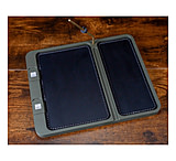 Image of NeoMag Leather Bottom EDC Tray - OD Green, Black Leather, Yes 8FB282A7