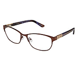 Image of Nicole Miller Chestnut Single Vision Prescription Eyeglasses
