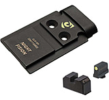 Image of Night Fision Plate + Tritium Ylw Front Sight Combo 509T to Glock Full Size MOS