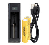 Image of Nightstick Dual 18650 3400ma Rechargeable Lithium-ion Batteries W/ External Charger &amp; Cable