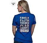 Image of Nine Line Apparel 5 Things Women's T-shirt Ryl Blue Small