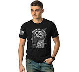Image of Nine Line Apparel Amer Skull Men's T-shirt Black Small