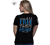Image of Nine Line Apparel Because Of The Brave Wmn's T-shirt Bl Xl