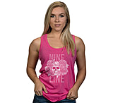 Image of Nine Line Apparel Flow Skull Women's Tank Fuchsia Small