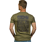 Image of Nine Line Apparel Warheads On Forheads Men's T-shirt Grn Lrg
