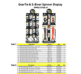 Image of Nite Ize Gear Tie And S-Biner Spinner Display Double Sided Assortment