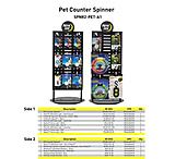Image of Nite Ize Pet Counter Spinner Display Double Sided Assortment