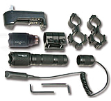 Image of Nite NHV-DLX Rifle Mount System Red/Grn LED Modules 300 Lumens Lithium Ion Blk NHVDLX