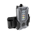Nitecore NU07 LE High Performance LEDs 5-Color Helmet/Molle Rechargeable Signal Light, White, Red, Green, Yellow, Blue, 15 Lumens, Black, 6952506406456