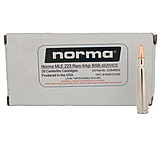 Norma .223 Remington 64 Grain Bonded Solid Base Nickel Plated Brass Cased Centerfire Rifle Ammunition
