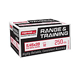 Norma Range &amp; Training Rifle Ammunition 5.45x39 62gr FMJ 2624 fps 250/ct 236DE28A