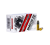Norma Rimfire Match .22 Long Rifle 40 Grain Lead Round Nose Brass Cased Rimfire Ammunition
