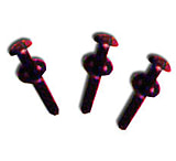 Norotos 3-Hole Low Profile Shroud Screw Kit, Black, One Size, 1722100