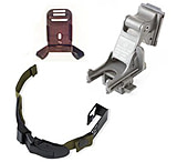 Norotos Front Bracket &amp; Strap Assy for STD HM, PASGT, Black, One Size, 1888010