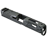 Norsso N19BN Piranha TP Slide for Glock 19 Gen 5, RMR Cut, Black, N19BN-PIR-TP-5-RMR-BLK