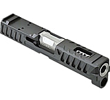 Norsso N320 Commander Ported Compact Bull Barrel Set, Satin Stainless GEO Port, 9mm Caliber, Black, N320CBB-COMM-PORT