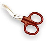 Image of North Safety Products/Haus Scissors Angled Red Handle 752577
