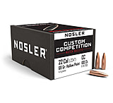 Image of Nosler 17101 Custom Competition 22 Caliber .224 69 GR Hollow Point Boat Tail (H