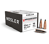 Image of Nosler 26129 Varmageddon 6.5mm .264 90 GR Flat Base Tipped (FBT) 100 Box
