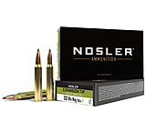 Nosler .300 Winchester Magnum 180 Grain E-Tip Lead-Free Brass Cased Centerfire Rifle Ammo, 20 Rounds, 40038