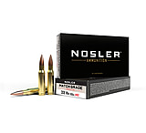 Nosler .308 Winchester 168 Grain Custom Competition Brass Cased Centerfire Rifle Ammunition