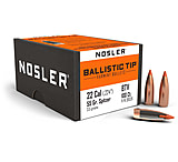 Image of Nosler 39526 Ballistic Tip Varmint 22 Caliber .224 55 GR Spitzer Point 100 Box
