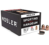 Image of Nosler 44848 Sporting Handgun Pistol 9mm .355 115 GR Jacketed Hollow Point (JHP)