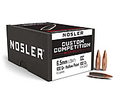 Image of Nosler 26725 Custom Competition 6.5mm .264 140 GR Hollow Point Boat Tail (HPBT)