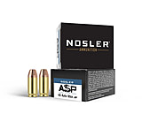 Nosler ASP 185 Grain .45 ACP Jacketed Hollow Point Brass Cased Cased Pistol Ammunition