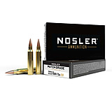 Image of Nosler Match Grade .223 Remington 70 Grain Hollow Point Boat Tail Brass Cased Centerfire Rifle Ammunition