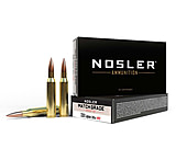 Nosler Match Grade .338 Lapua Magnum 300 Grain Custom Competition Brass Cased Centerfire Rifle Ammunition