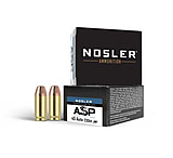 Nosler ASP Suppressor Ready .45 ACP 230 Grain Jacketed Hollow Point Brass Cased Cased Pistol Ammunition