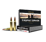 Nosler Trophy Grade .22 Nosler 70 Grain Jacketed Soft Point Brass Cased Centerfire Rifle Ammo, 20 Rounds, 60918