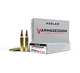 Nosler Varmageddon .223 Remington 53 Grain Flat Base Tipped Brass Cased Rifle Ammunition